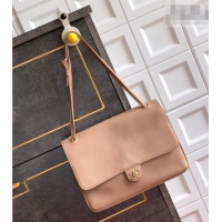 Top Design Chanel Grained Calfskin Leather Flap Bag CH020405 Light Khaki 2026