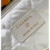 Cheapest Chanel Striped Printed Fabric Zipped Case AP4989 Blue 2026