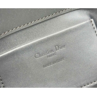 Hot Style Dior Small Toujours Vertical Tote Bag in Macrocannage Calfskin Silver-Tone 60126094 2026