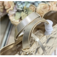 Sumptuous Dior Medium Toujours Tote bag in Macrocannage Calfskin Leather 0126099 Gold-Tone 2026
