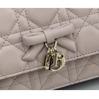 Most Popular Dior My Dior Mini Bag in Cannage Lambskin Leather Blush Pink 60126102 2026