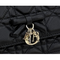 Perfect Dior My Dior Mini Bag in Cannage Lambskin Leather 0126104 Black/Gold 2026