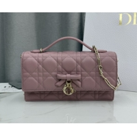 Hot Style Dior My Dior Mini Bag in Cannage Lambskin Leather Vintage 0126106 Pink 2026