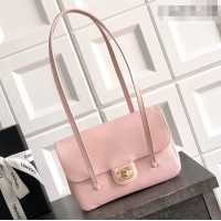 Best Product Chanel Small Flap Bag in Pink Grained Shiny Calfskin AS6130 Spring-Summer 2026 Pre-collection