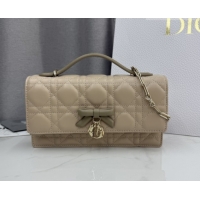 Good Product Dior My Dior Mini Bag in Cannage Lambskin Leather with Bow Beige 0126113 2026