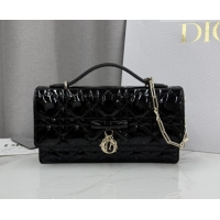Good Quality Dior My Dior Mini Bag in Patent Cannage Leather with Bow Black 0126118 2026