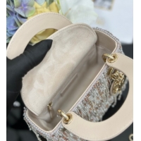 Luxurious Dior Mini Lady Dior Bag in Beads and Sequins Tassel 0127015 2026