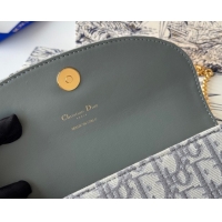 Top Design Dior 30 Montaigne Pouch with Chain Mini Bag in Oblique Jacquard Grey 0127019 2026