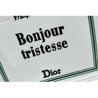 Discount Dior Small Book Tote Bag in White Book Cover Embroidery 0127036 2026