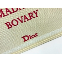 Most Popular Dior Medium Book Tote Bag in Beige Yellow Book Cover Embroidery 0127038 2026