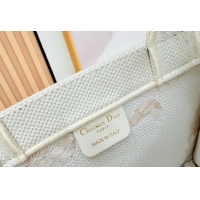 Low Cost Dior Small Book Tote Bag in Yellow and Red Book Cover Embroidery 0127045 2026