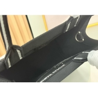 Good Quality Dior Small Book Tote Bag in Black Sparkle Embroidery 0127071 2026