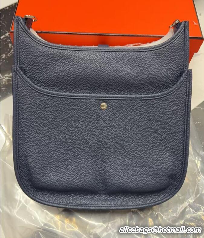 Good Product Hermes Evelyne Bag 29cm in Togo Calfskin Leather HB29 Stone Blue 2025