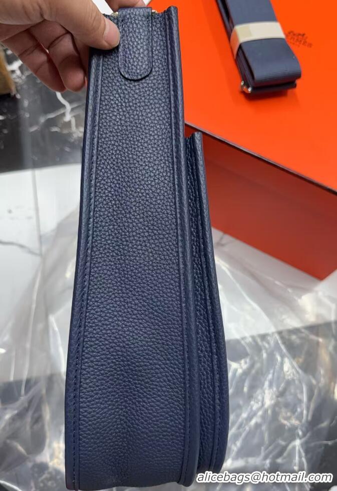 Good Product Hermes Evelyne Bag 29cm in Togo Calfskin Leather HB29 Stone Blue 2025