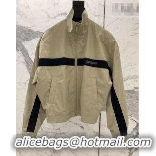 Grade Design Saint Laurent Jacket In Cotton 851251 Beige
