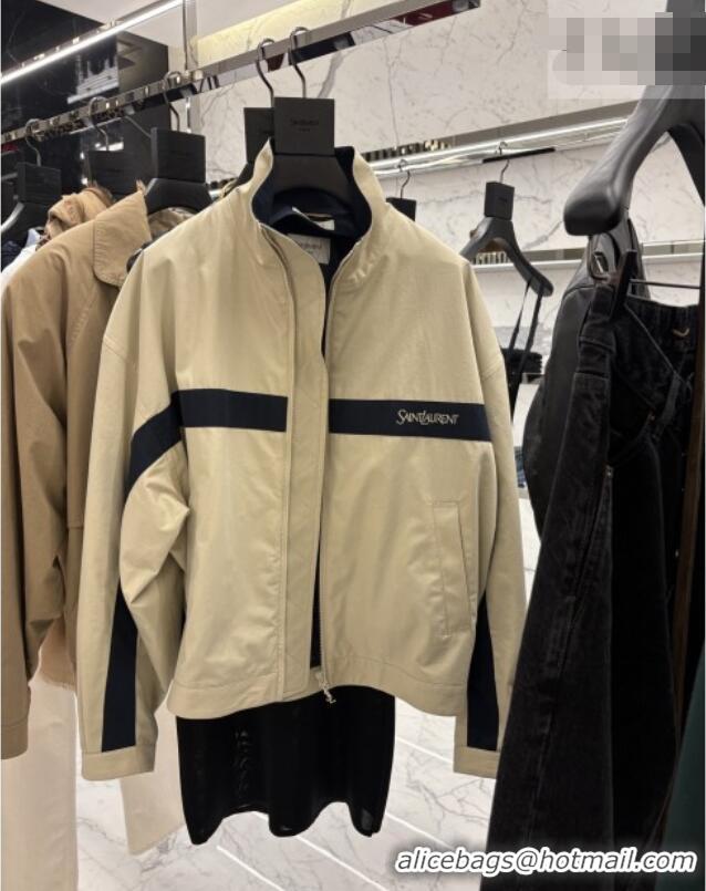 Grade Design Saint Laurent Jacket In Cotton 851251 Beige