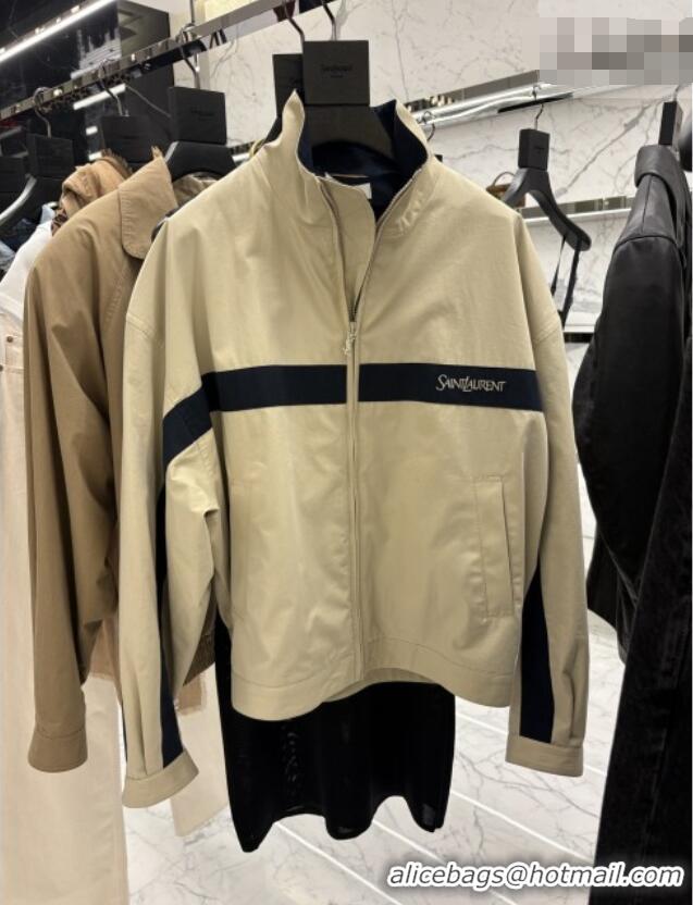 Grade Design Saint Laurent Jacket In Cotton 851251 Beige