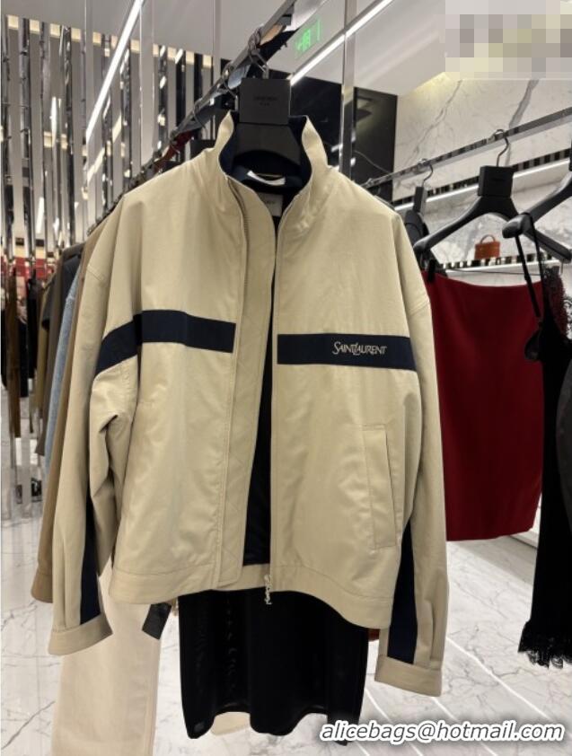 Grade Design Saint Laurent Jacket In Cotton 851251 Beige