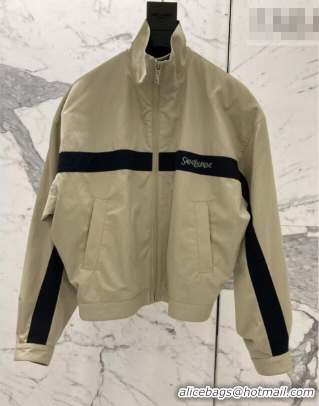 Grade Design Saint Laurent Jacket In Cotton 851251 Beige