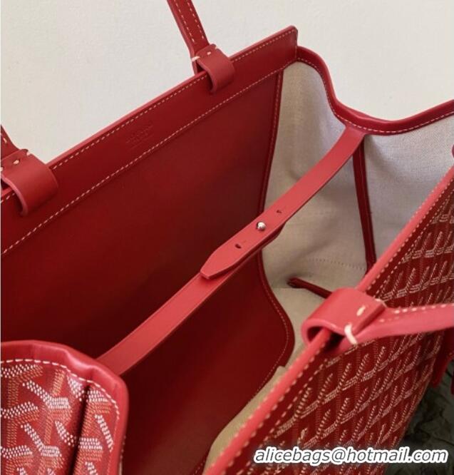 Fashion Discount Goyard Bellechasse Biaude Tote Bag PM 00322 Red 2026