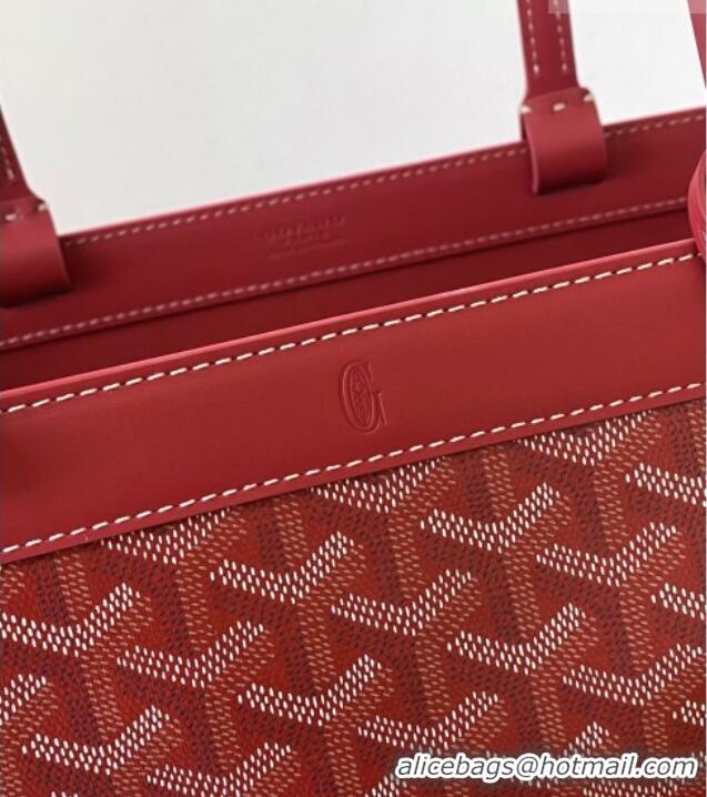 Fashion Discount Goyard Bellechasse Biaude Tote Bag PM 00322 Red 2026
