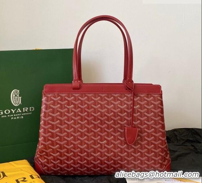 Fashion Discount Goyard Bellechasse Biaude Tote Bag PM 00322 Red 2026