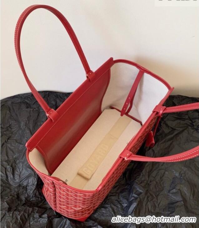 Fashion Discount Goyard Bellechasse Biaude Tote Bag PM 00322 Red 2026