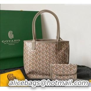 Discount Design Goyard Anjou Mini Tote Bag 2003 Grey/Pink 2026