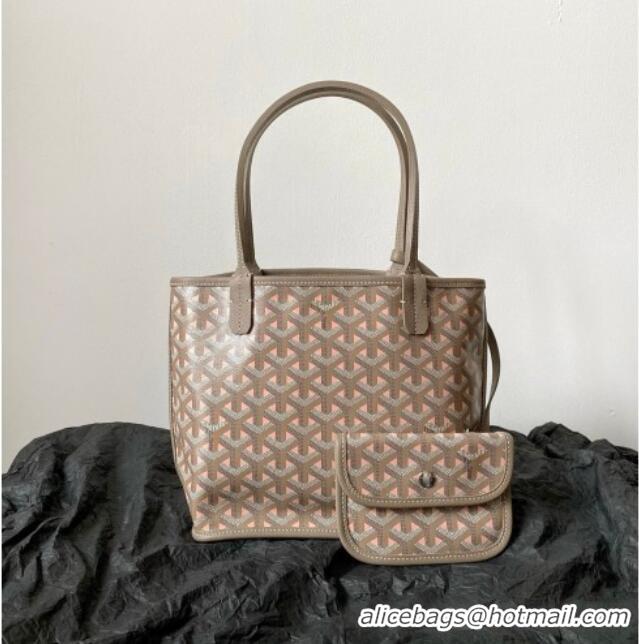 Discount Design Goyard Anjou Mini Tote Bag 2003 Grey/Pink 2026