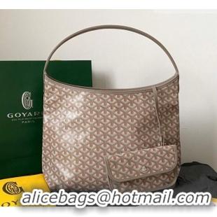 Big Discount Goyard Boheme Hobo Bag GY8120 Grey/Pink 2026