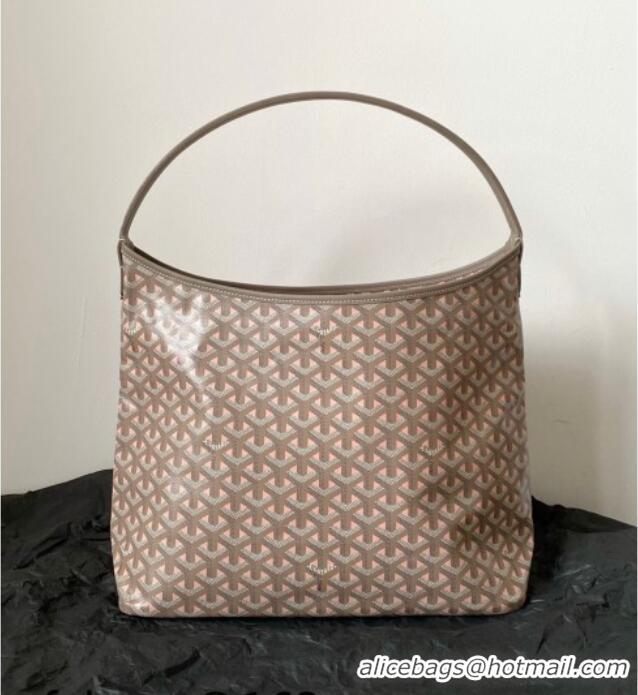 Big Discount Goyard Boheme Hobo Bag GY8120 Grey/Pink 2026