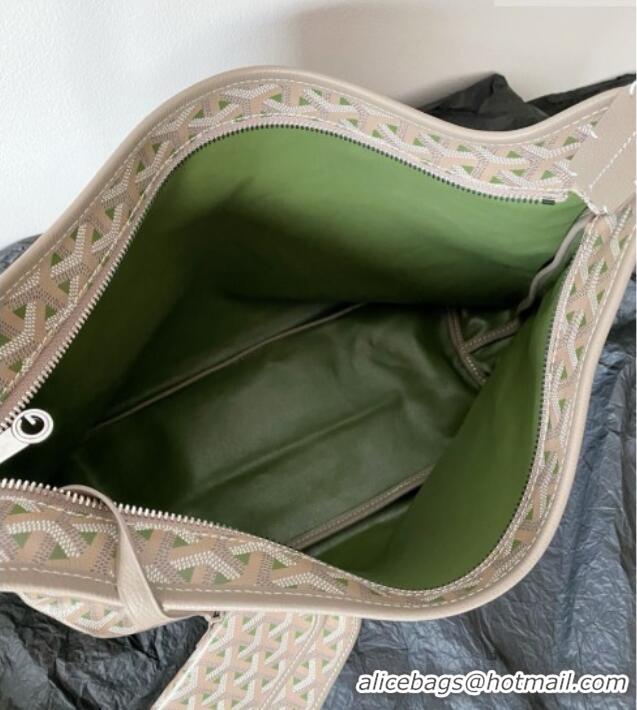 Good Quality Goyard Boheme Hobo Bag GY8120 Grey/Green 2026