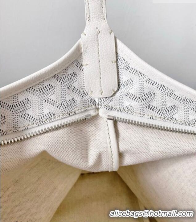 Shop Discount Goyard Boheme Hobo Bag with Red Heart White GY0223 2026