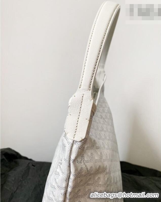 Shop Discount Goyard Boheme Hobo Bag with Red Heart White GY0223 2026