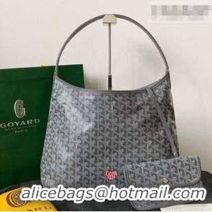 Good Taste Goyard Boheme Hobo Bag with Red Heart GY0223 Grey 2026