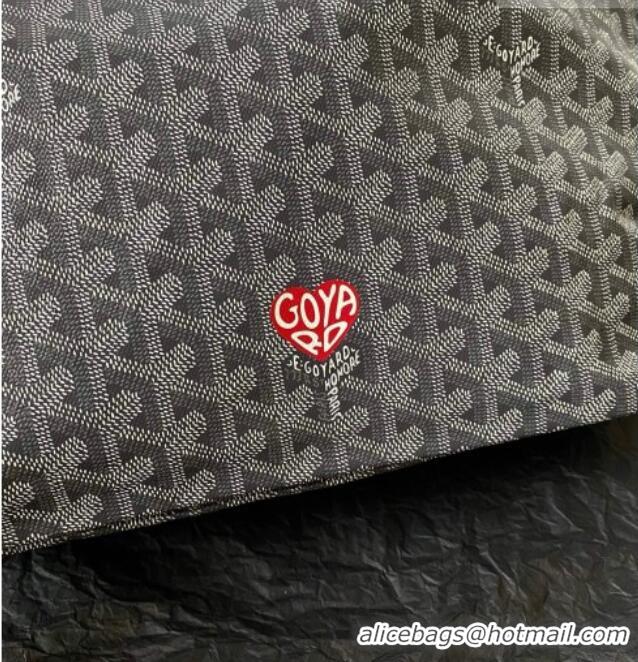 Good Taste Goyard Boheme Hobo Bag with Red Heart GY0223 Grey 2026