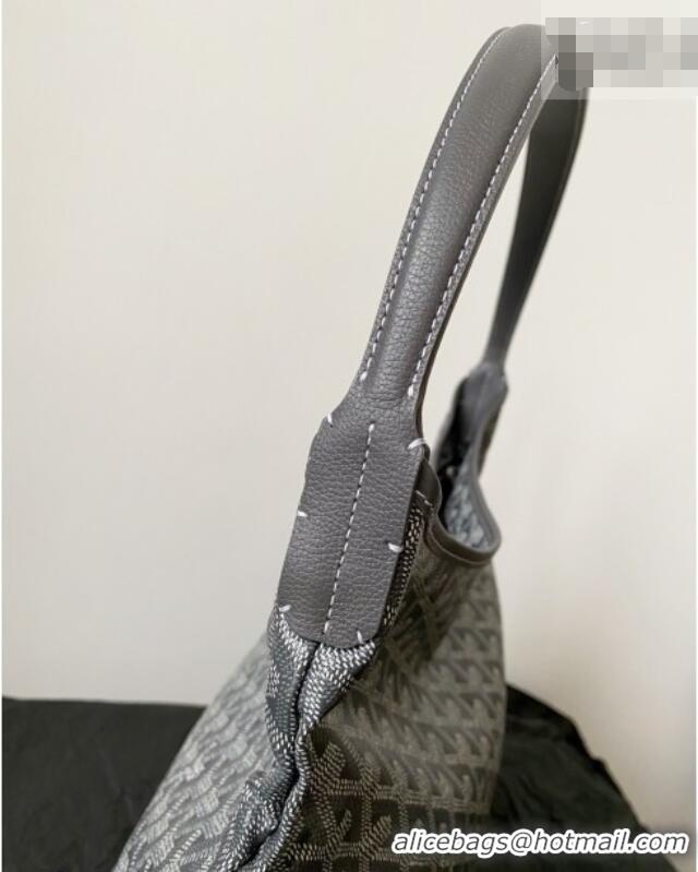Good Taste Goyard Boheme Hobo Bag with Red Heart GY0223 Grey 2026