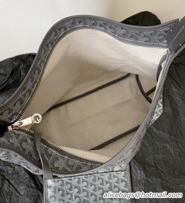 Good Taste Goyard Boheme Hobo Bag with Red Heart GY0223 Grey 2026