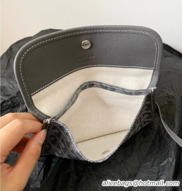 Good Taste Goyard Boheme Hobo Bag with Red Heart GY0223 Grey 2026