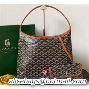 Top Grade Goyard Boheme Hobo Bag with Red Heart GY0223 Brown 2026