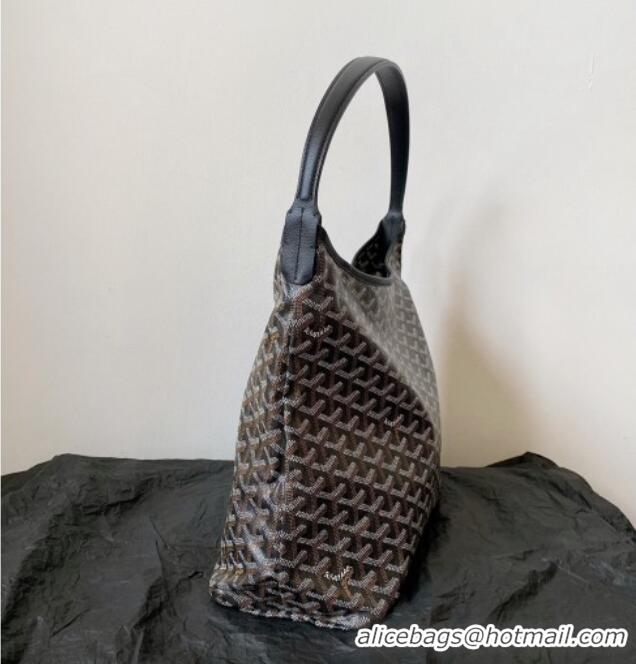 Best Product Goyard Boheme Hobo Bag with Red Heart GY0223 Black 2026