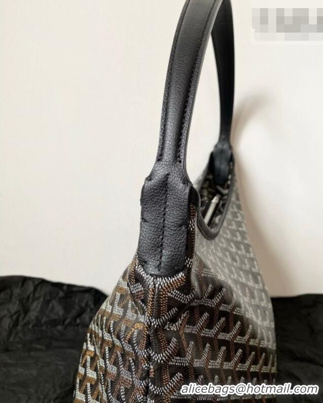 Best Product Goyard Boheme Hobo Bag with Red Heart GY0223 Black 2026