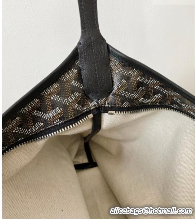 Best Product Goyard Boheme Hobo Bag with Red Heart GY0223 Black 2026