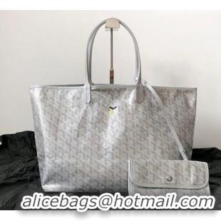Luxury Cheap Goyard Saint Louis PM Bag with Dogtooth Print 0123 Silver 2026