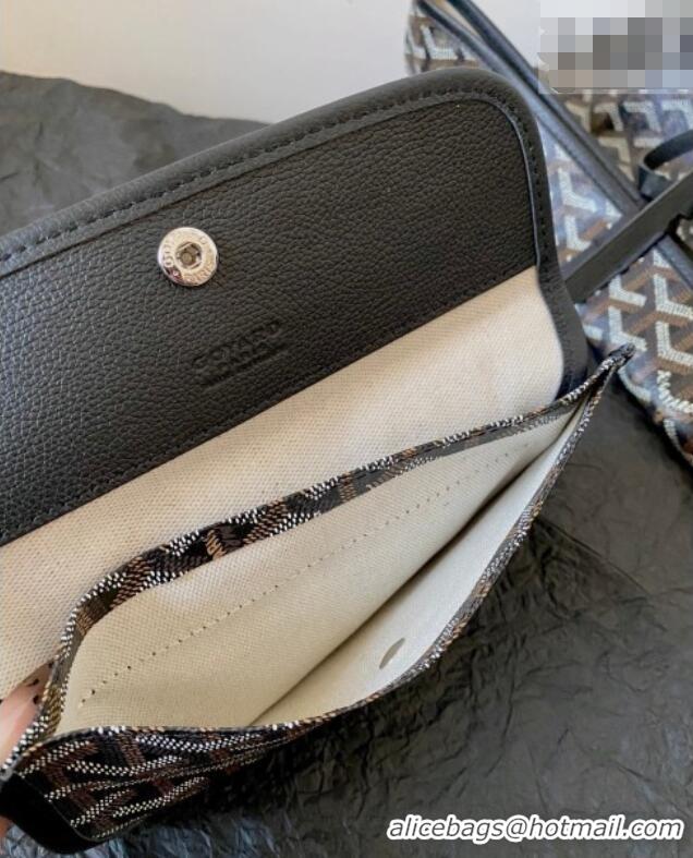 Trendy Design Goyard Saint Louis PM Bag with Bulldog Print 2055 Black 2026