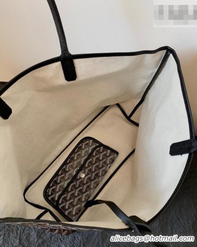 Trendy Design Goyard Saint Louis PM Bag with Bulldog Print 2055 Black 2026