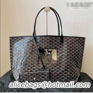 Luxury Cheap Goyard Saint Louis GM Bag with Bulldog Print 2056 Black 2026