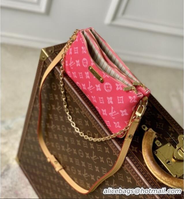Buy Fashionable Louis Vuitton Liv Pochette in Monogram Origine Rose Ruban Canvas M27719 2026