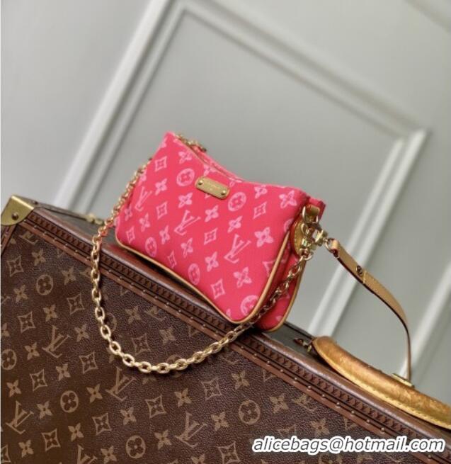 Buy Fashionable Louis Vuitton Liv Pochette in Monogram Origine Rose Ruban Canvas M27719 2026