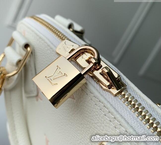 Grade Quality Louis Vuitton Alma BB in Milky White/Peach Cowhide Leather M27574 2026